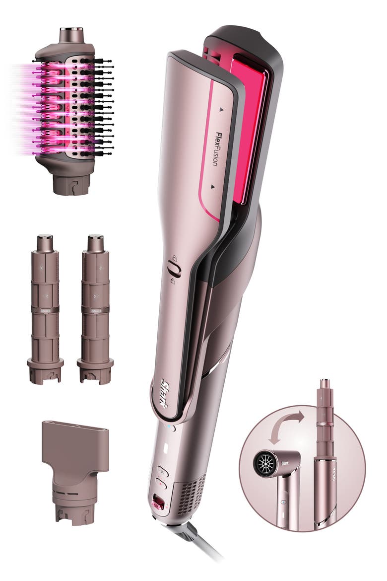 FlexFusion™ Air & Ceramic System with Air Straightener for Straight & Wavy Hair, Main, color, COSMIC BLUSH