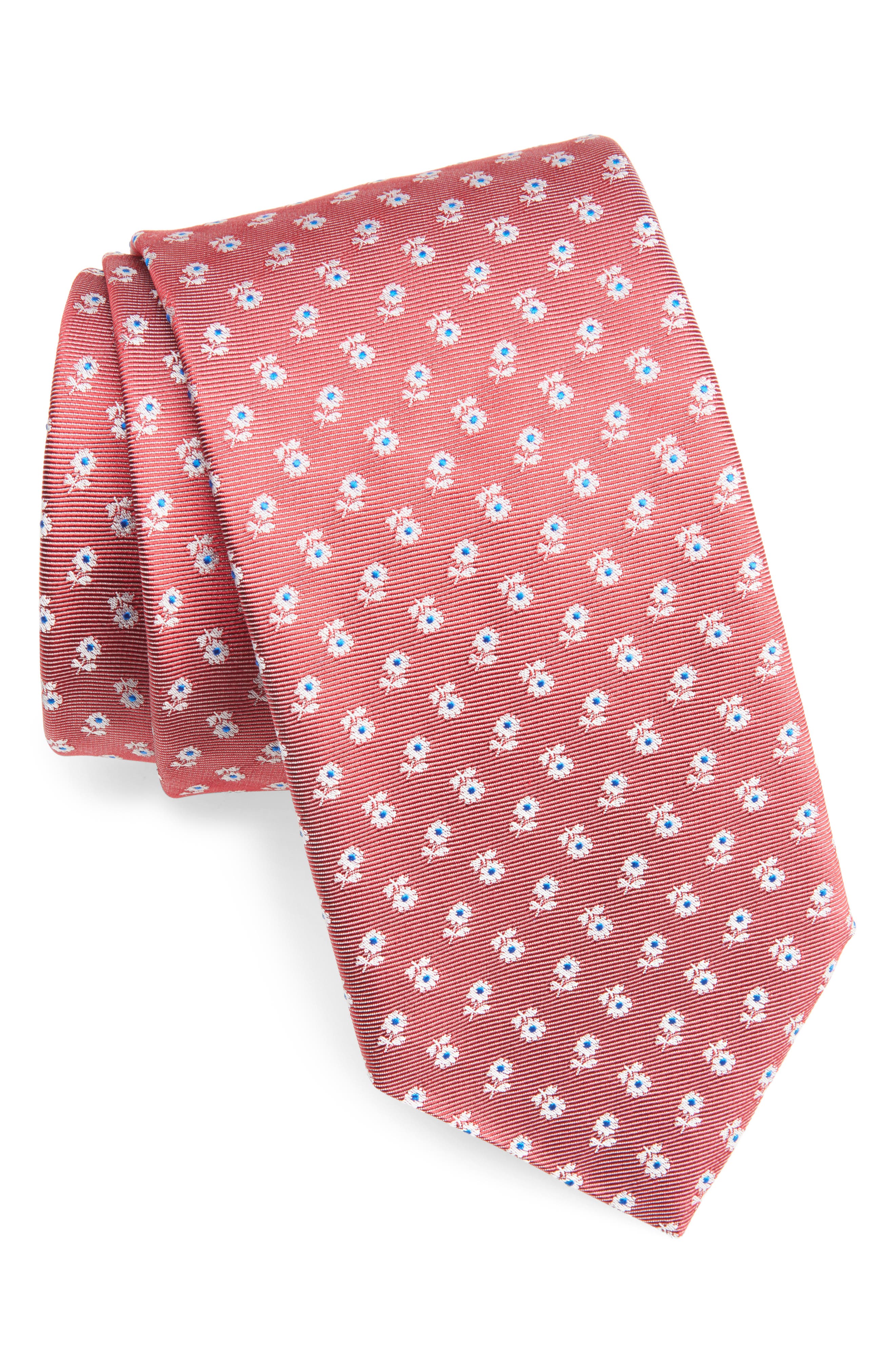 BOSS Floral Silk Tie