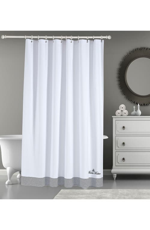 Brooks Brothers Robe Stripe Cotton Shower Curtain
