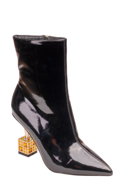 Crown Pointed Toe Bootie (Women)