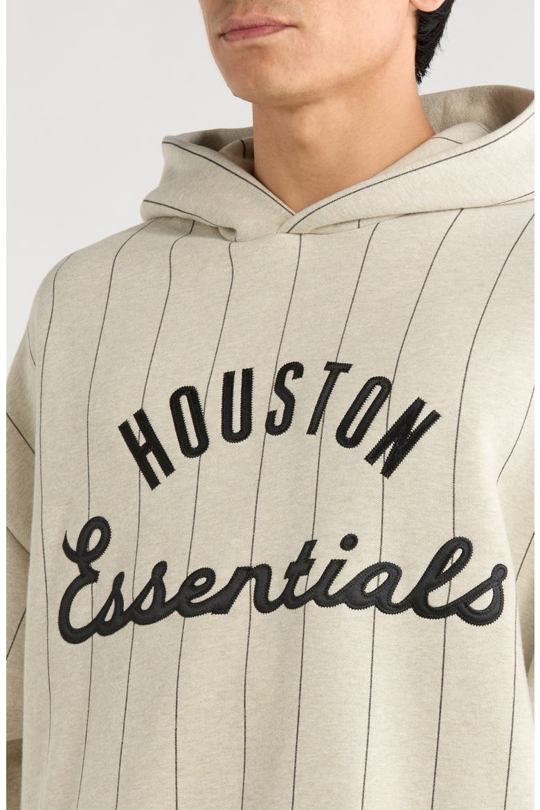 x MLB Astros Sport Cotton Blend Graphic Hoodie, Alternate, color, HEATHER STONE/ BLACK STRIPES