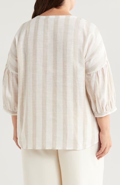 HARSHMAN HARSHMAN MINKA STRIPE LINEN TOP