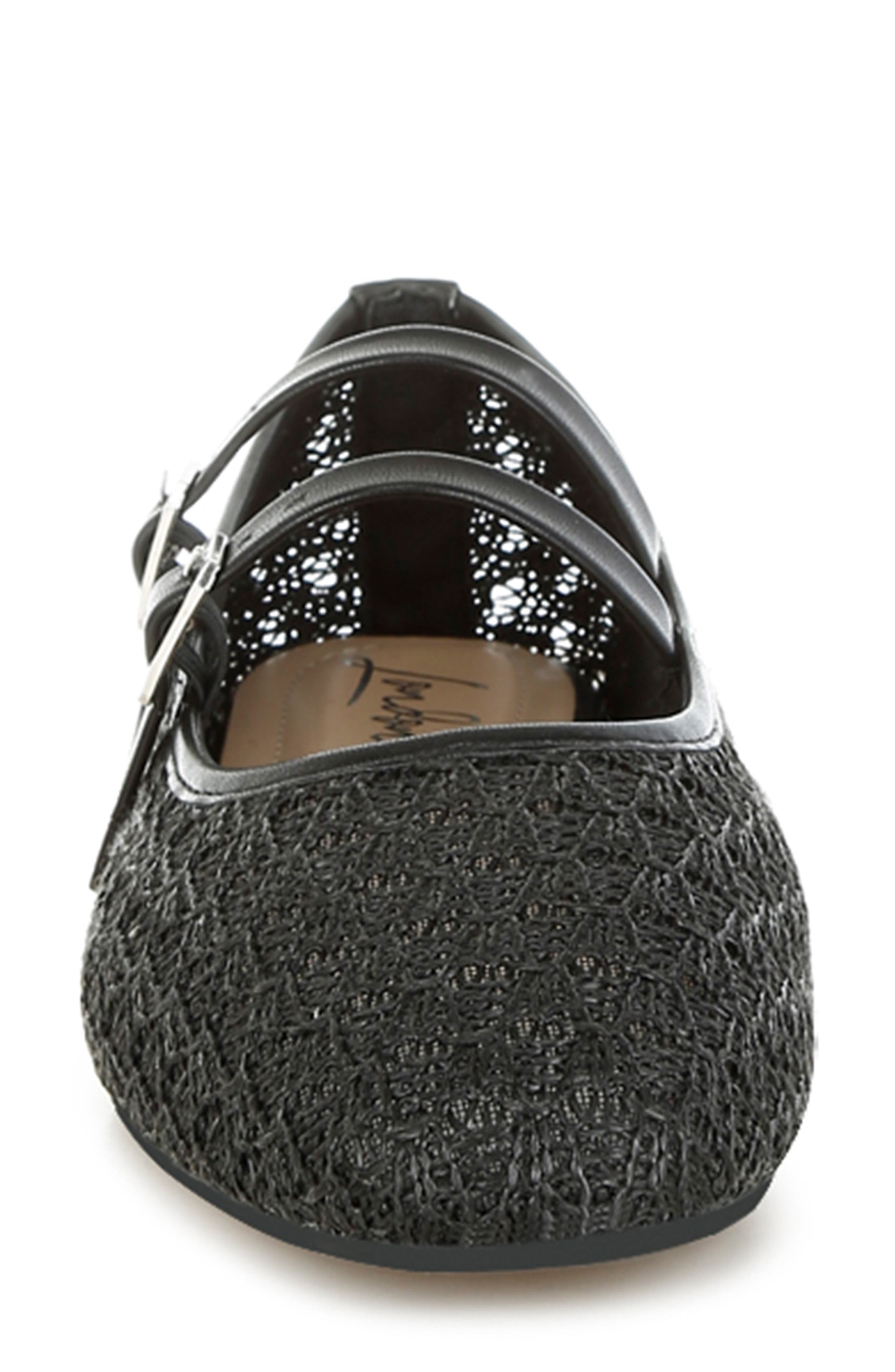 LONDON RAG Lumina Mary Jane Flat, Alternate, color, Black
