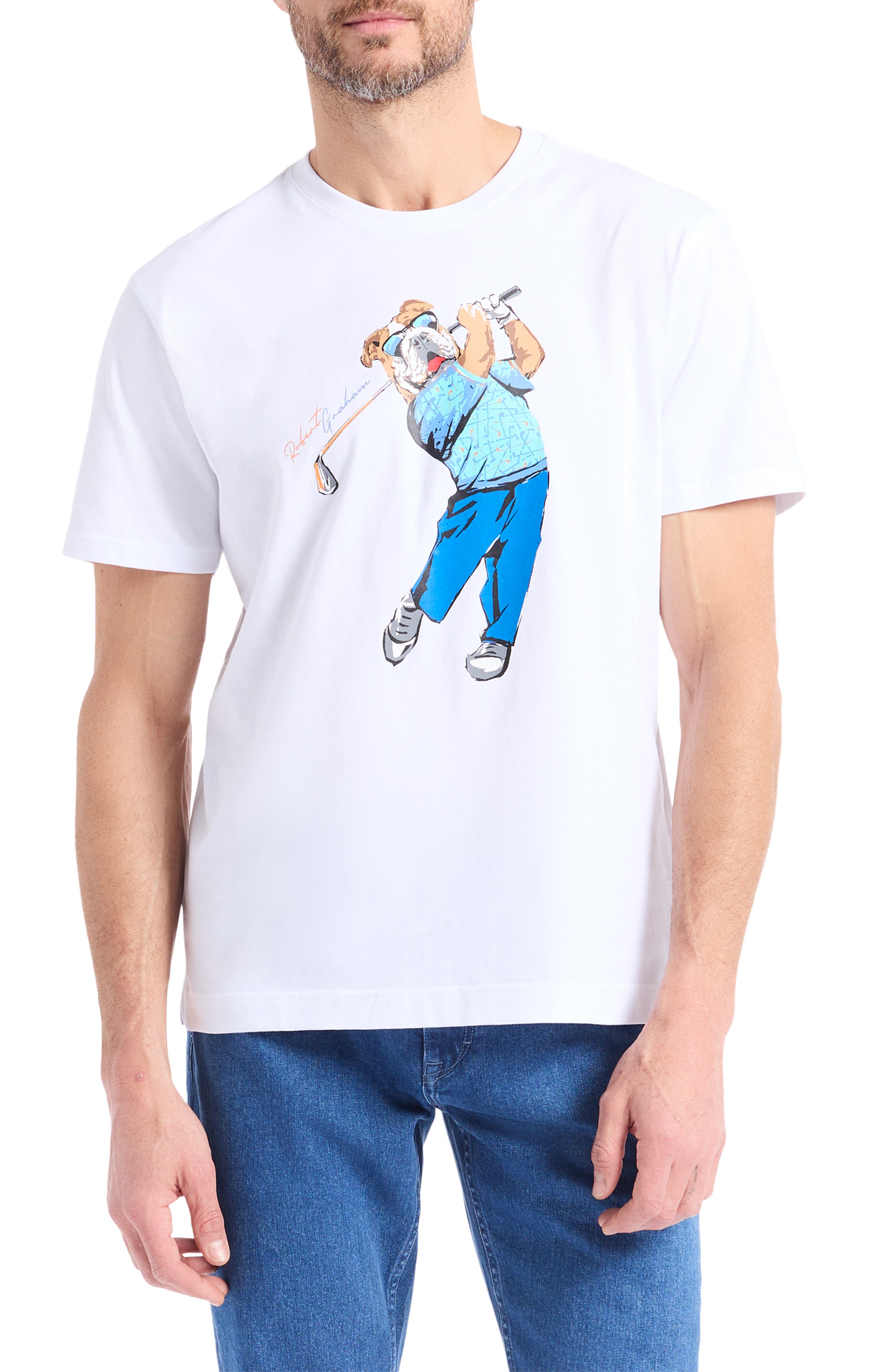 Robert Graham Golfin Graham Graphic T-Shirt