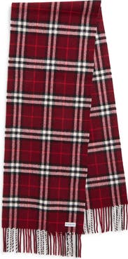 Burberry Check Cashmere Scarf