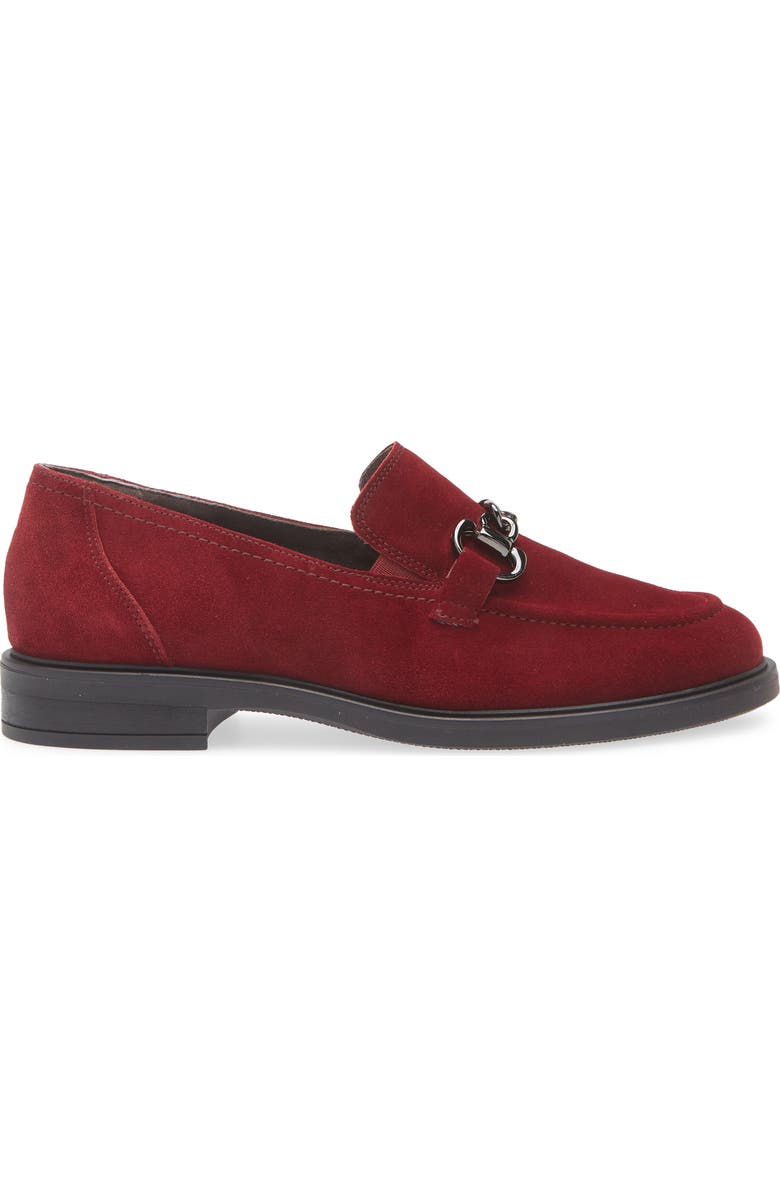 Paul Green Brittany Bit Loafer, Alternate, color, Wine Soft Suede
