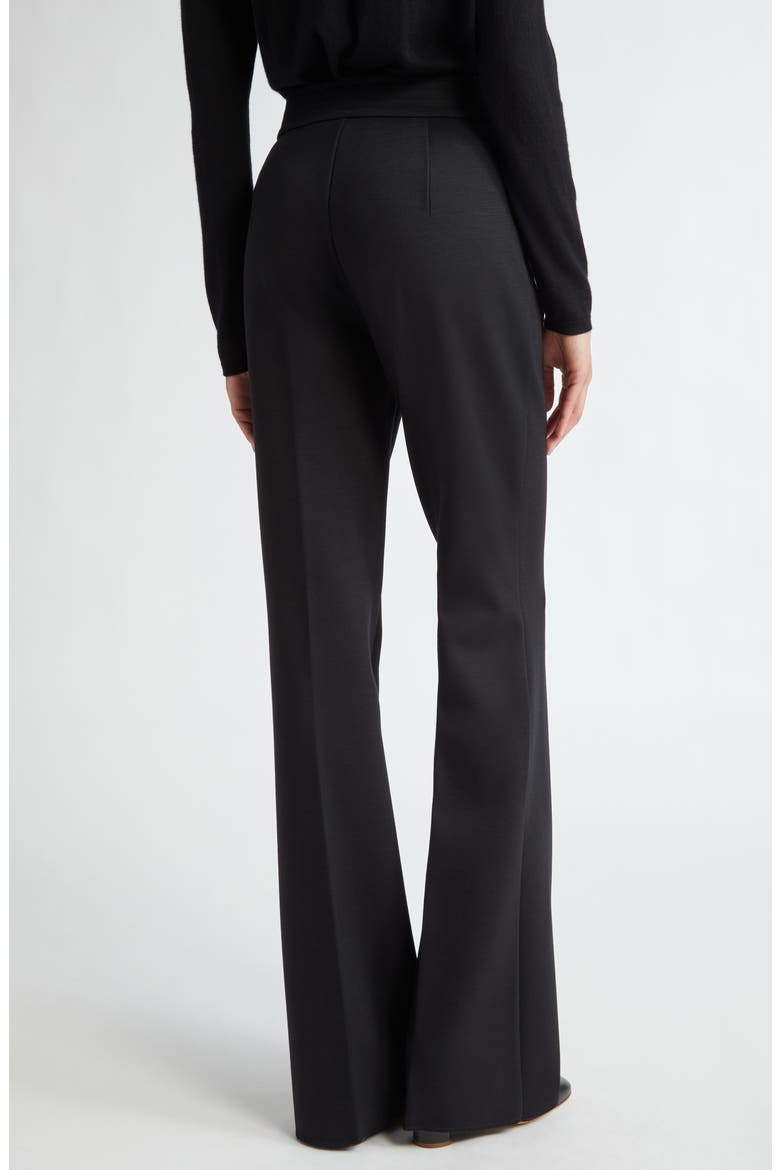 Yana Jersey Flare Leg Pants, Alternate, color, BLACK