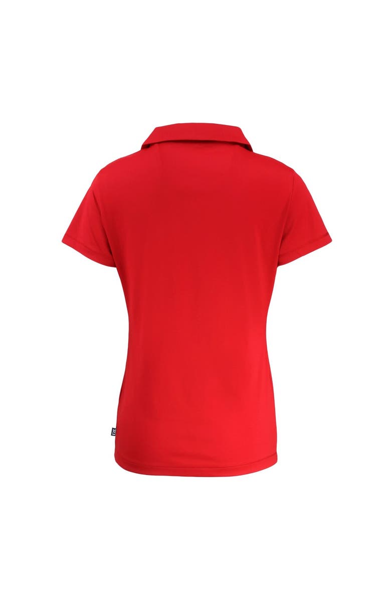 Cutter & Buck Women's Cutter & Buck  Red Miami Dolphins  Daybreak Eco Recycled V-neck Polo, Alternate, color, 