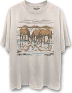 Junk Food Horses Graphic T-Shirt