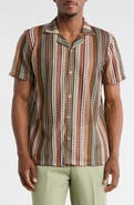 T.R. PREMIUM Modern Fit Textured Camp Shirt