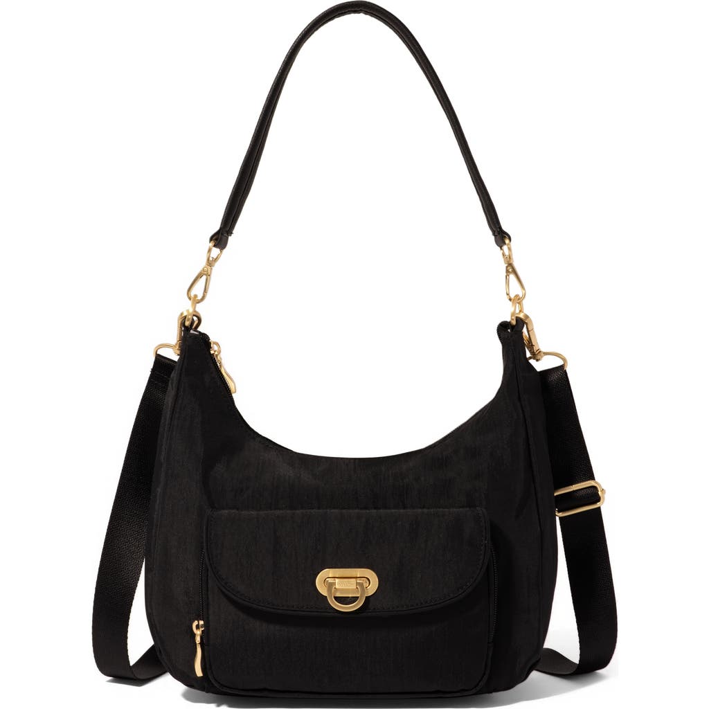 Baggallini Coastal Flip Lock Half Moon Bag