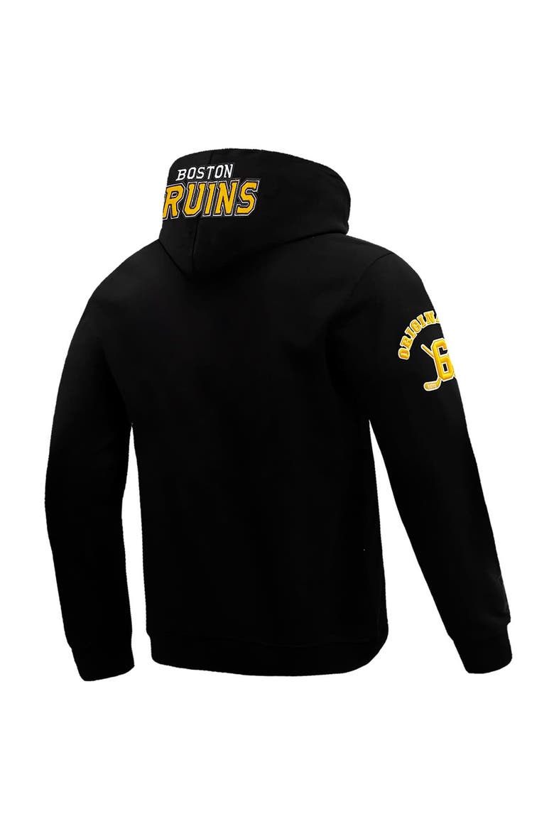 Men's Pro Standard Black Boston Bruins Classic Pullover Hoodie, Alternate, color, Black