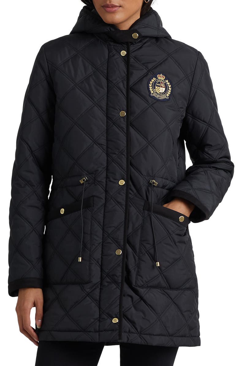Lauren Ralph Lauren Quilted Hooded Parka, Main, color,
