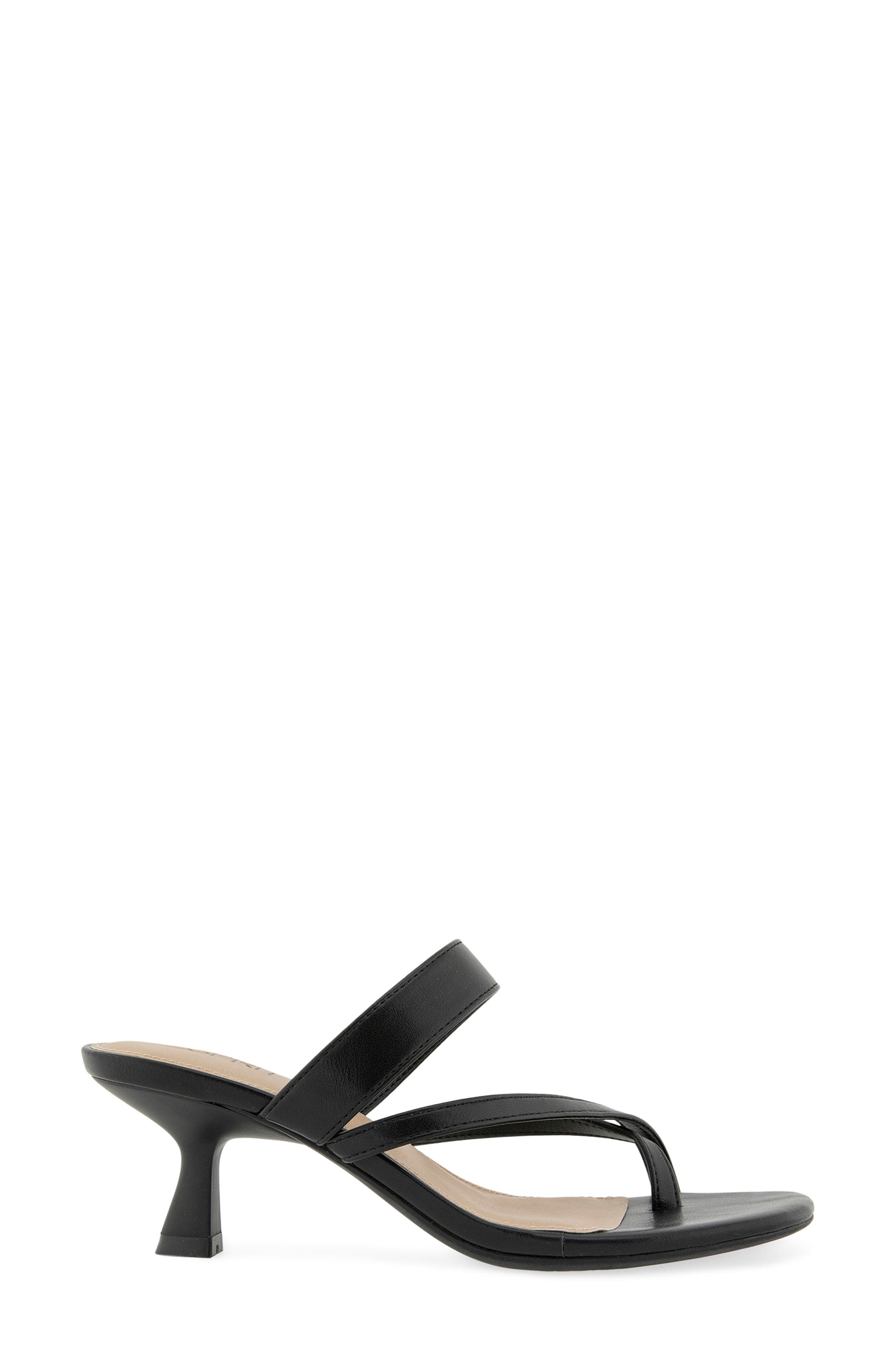 Esprit Elian Toe Loop Sandal, Alternate, color, Black Pu