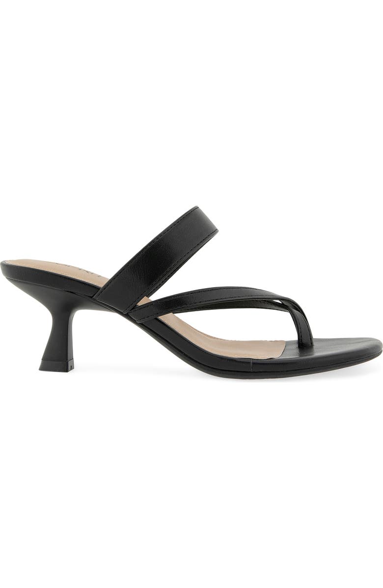 Esprit Elian Toe Loop Sandal, Alternate, color, Black Pu