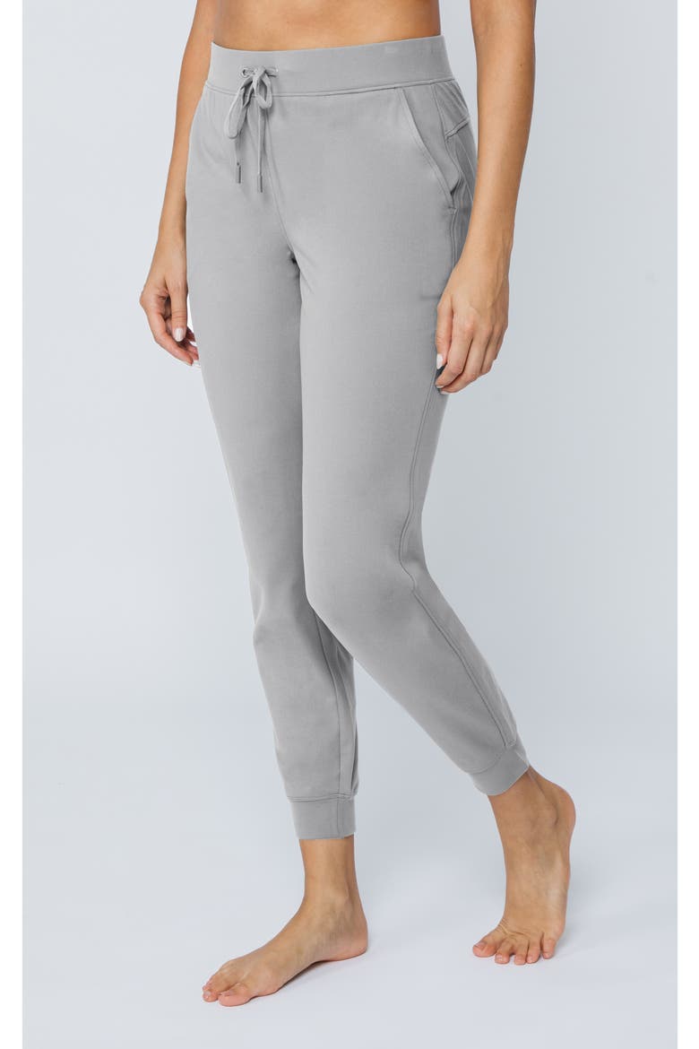 Lux Drawstring Joggers, Alternate, color, FROST GRAY