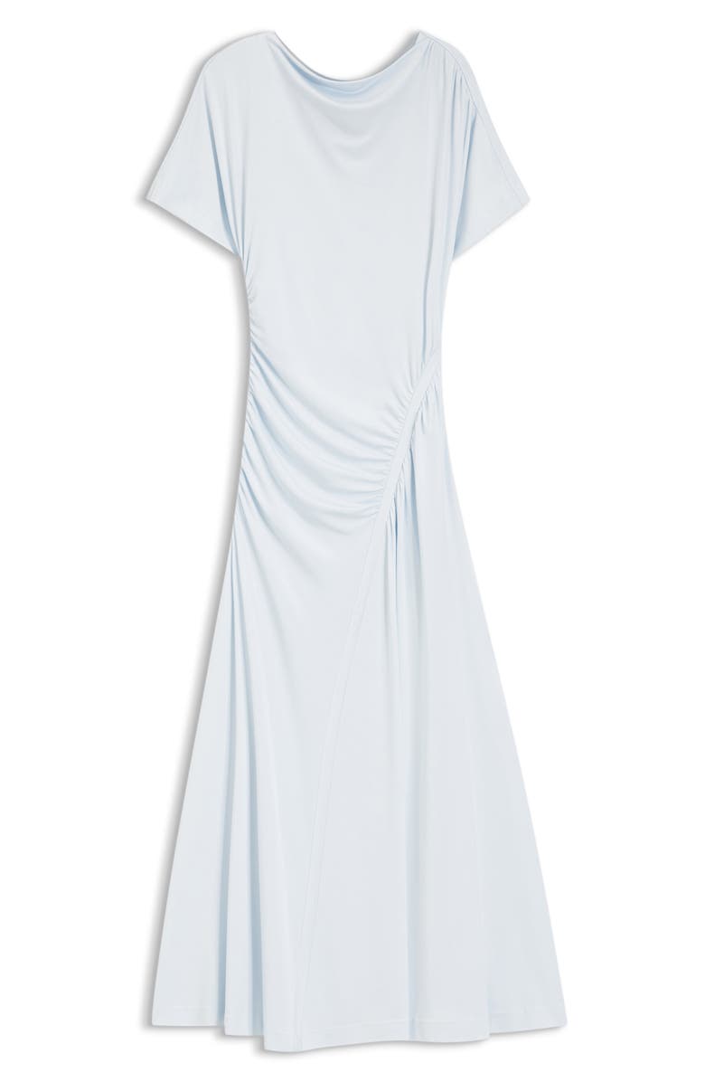 BOSS Ecaren Ruched Jersey Dress, Alternate, color, Pale Lagoon