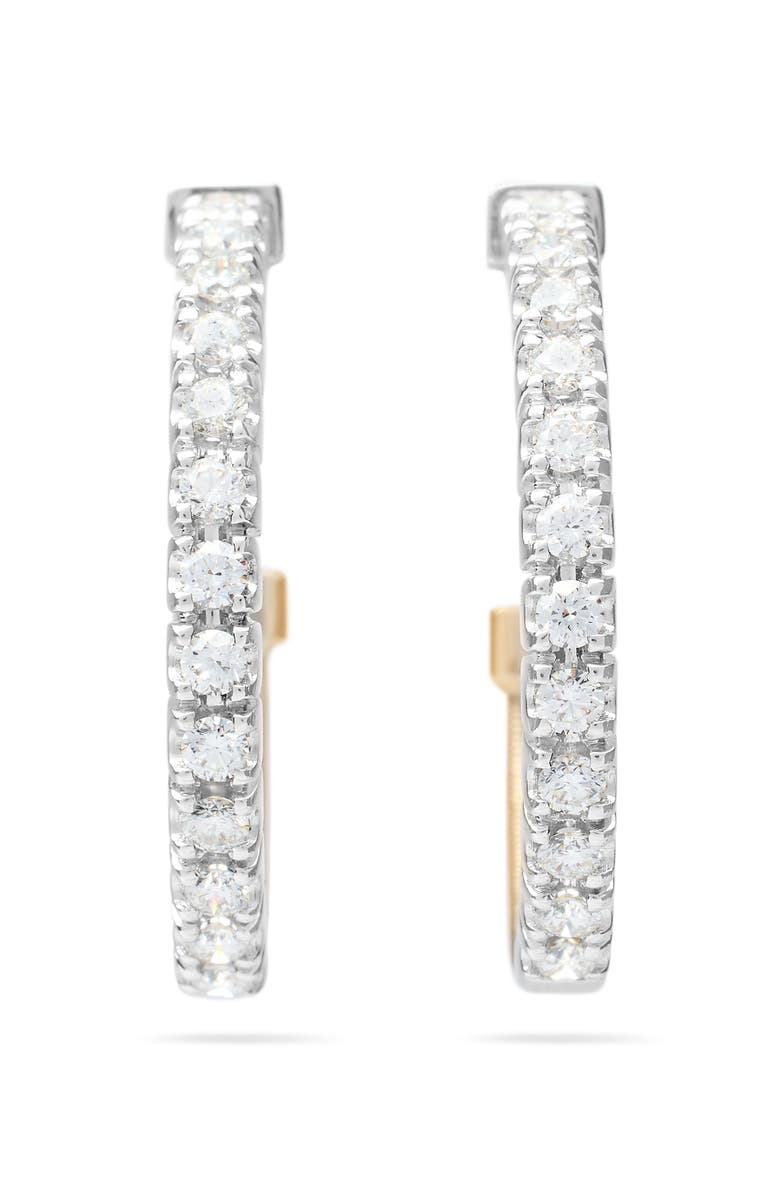 Marco Bicego Masai 18K Gold Coil & Diamond Hoop Earrings, Alternate, color, 18K Yellow Gold