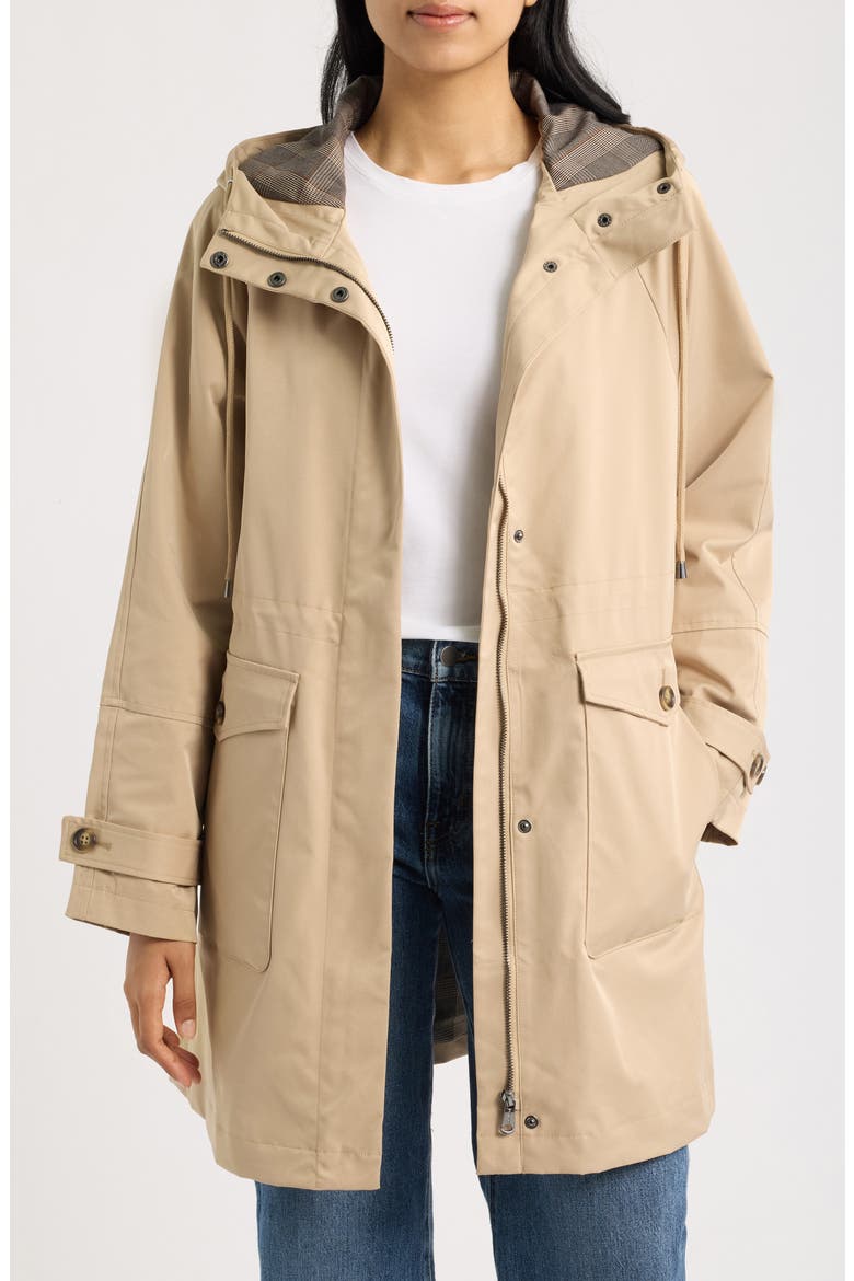 Anorak Raincoat, Main, color, KHAKI