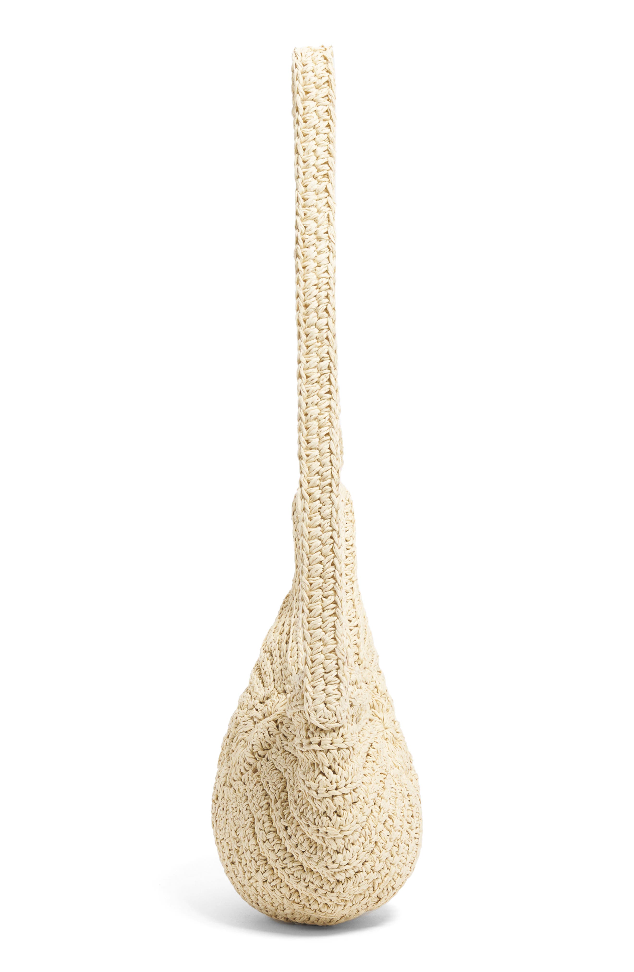 Shell Spiral Raffia Crossbody Bag, Alternate, color, NATURAL