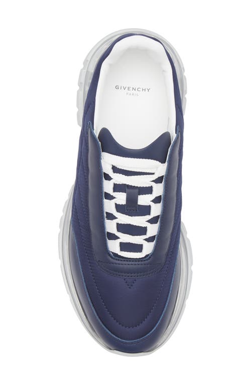 Givenchy Low Top Sneakers Featuring Quilted Design In Blue