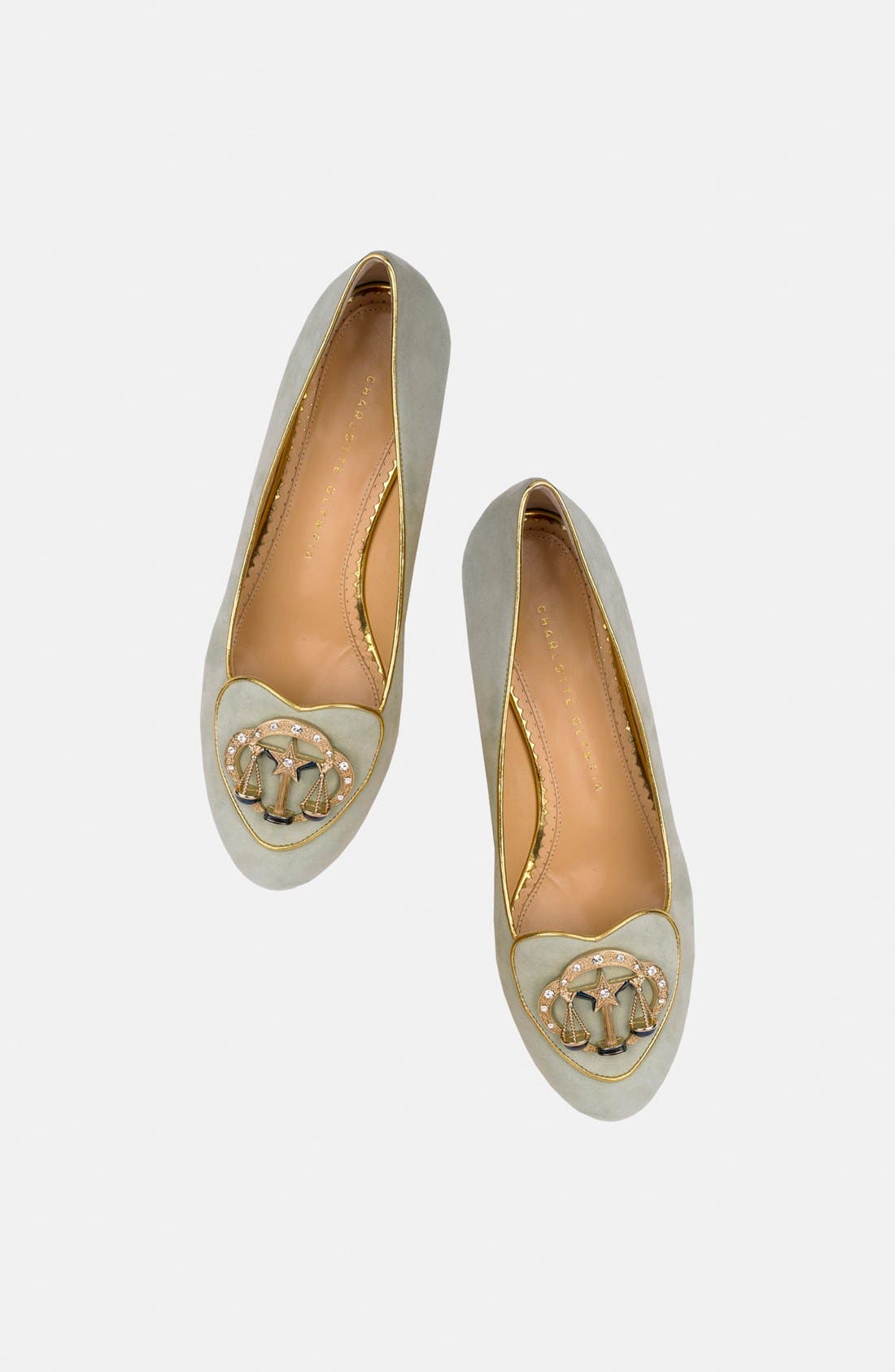 'Libra' Flat, Alternate, color, PISTACHIO