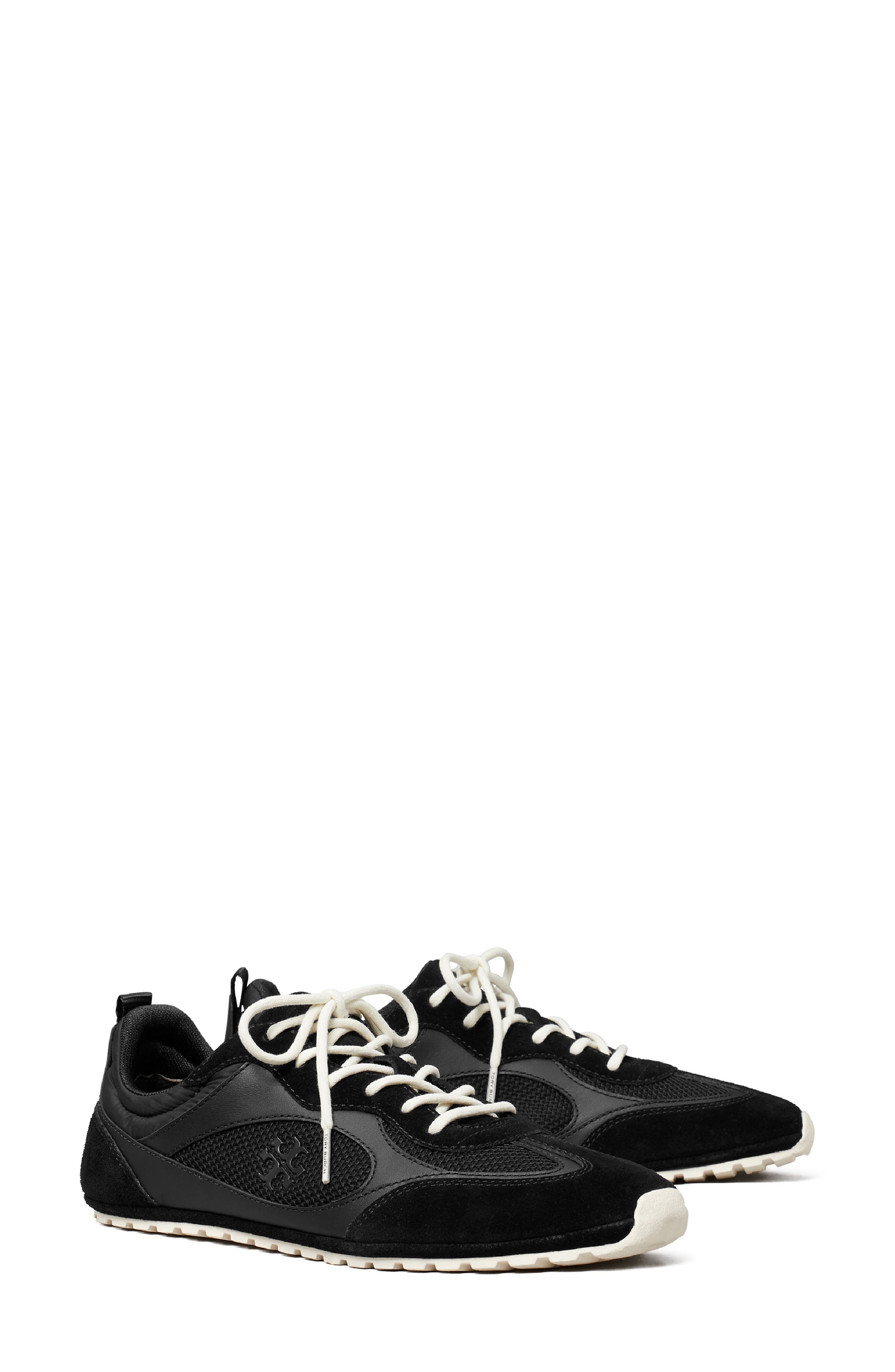 Tory Burch Field Sneaker, Main, color, Perfect Black