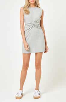 LSPACE Danika Front Twist Cotton Minidress