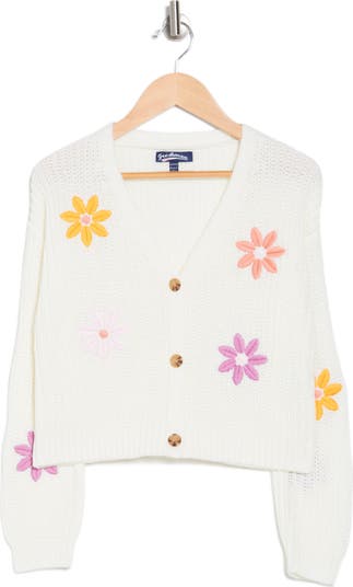 Kids' Flower Cardigan