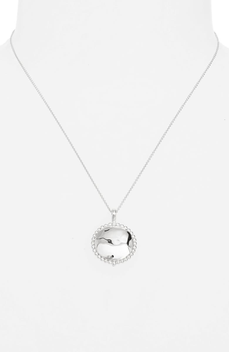 Monica Vinader Deia Locket Pendant Necklace, Alternate, color, 