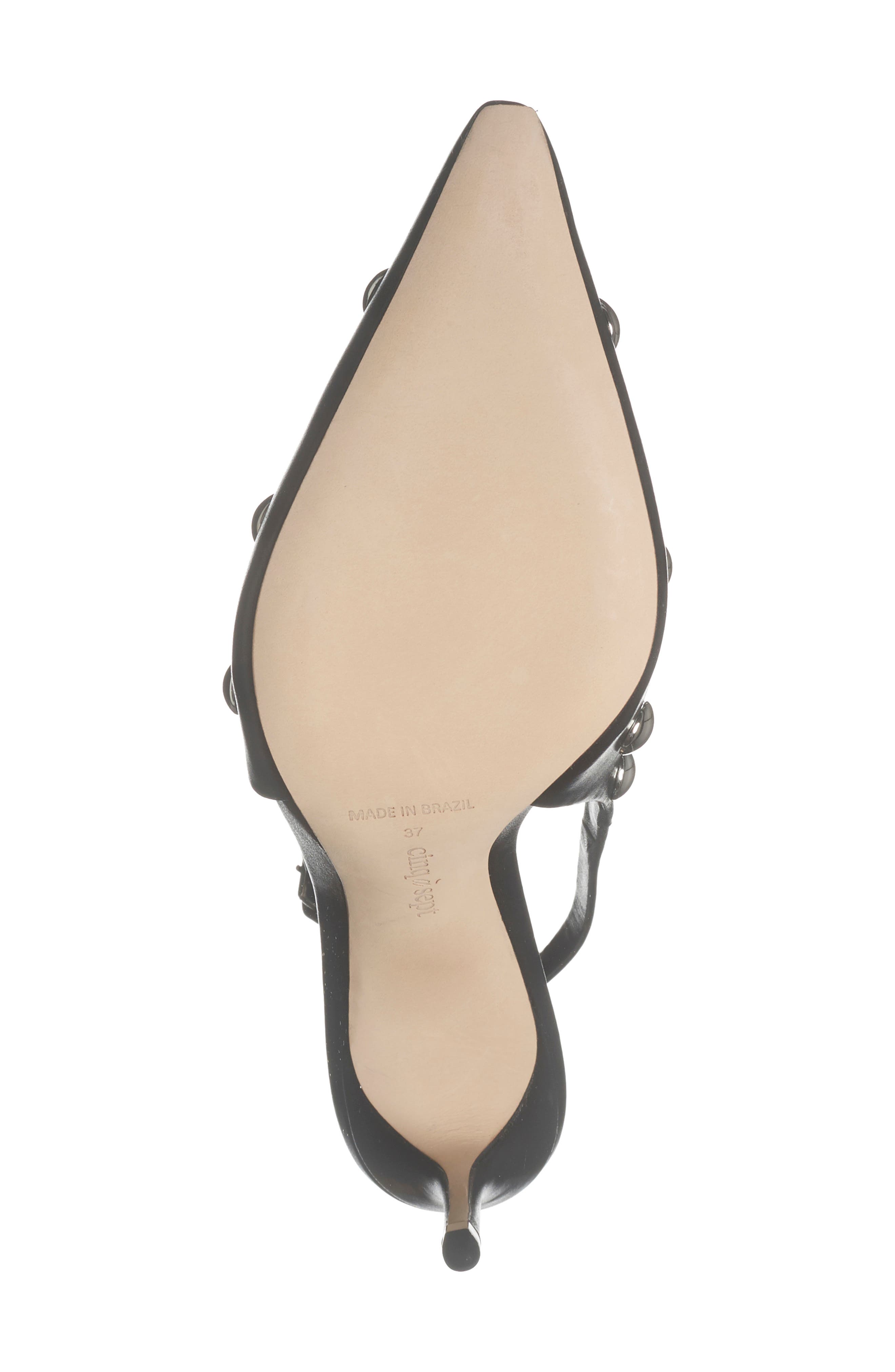 Cinq à Sept Rhonda Studded Slingback Sandal, Alternate, color, Black