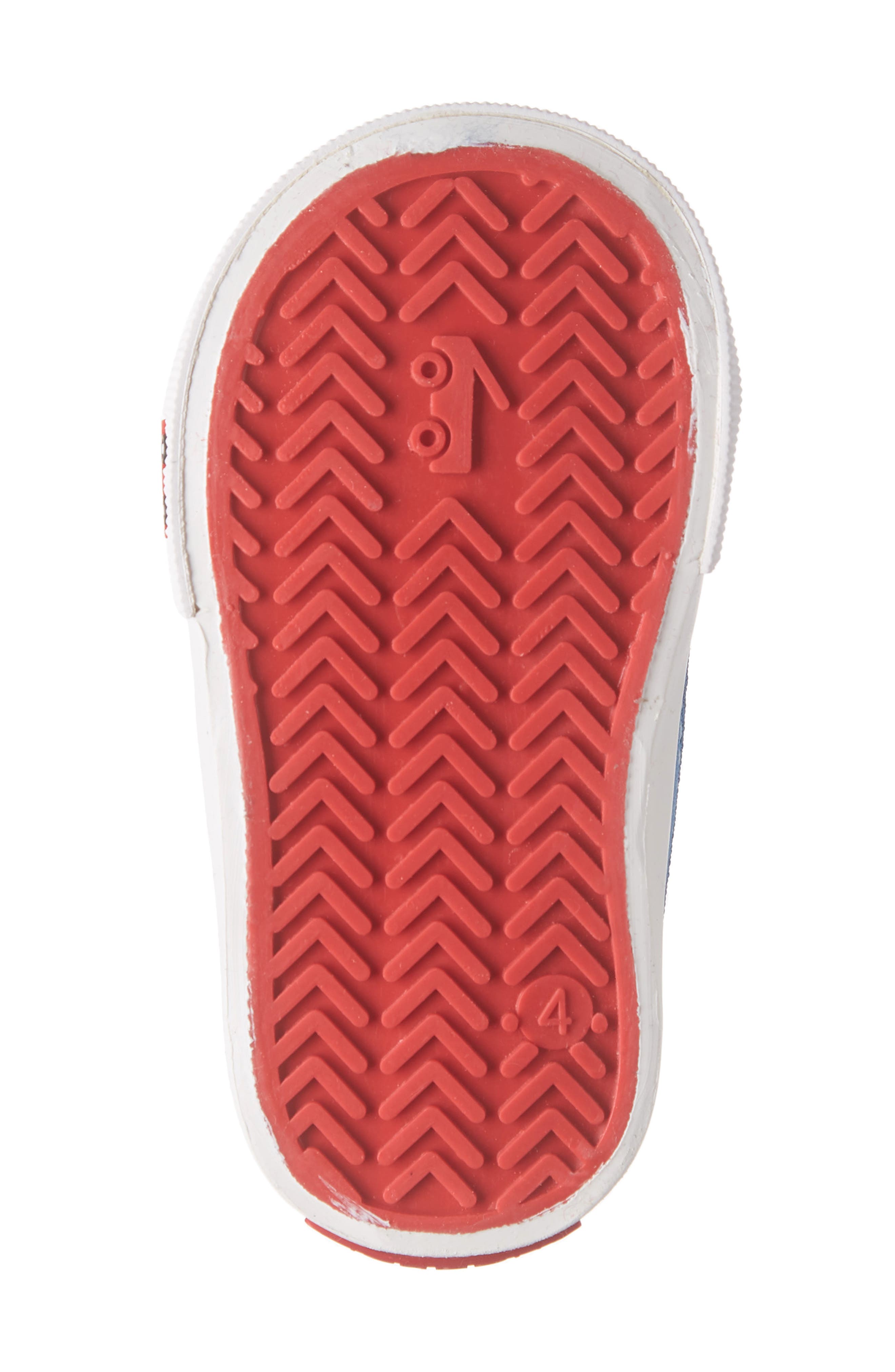 Saylor Sneaker, Alternate, color, BLUE/ RED