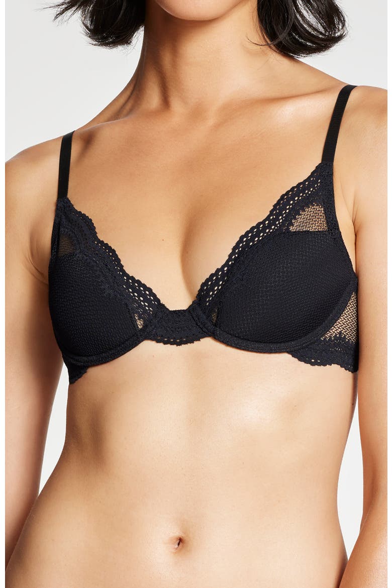 Signature All You Bra, Main, color, Black