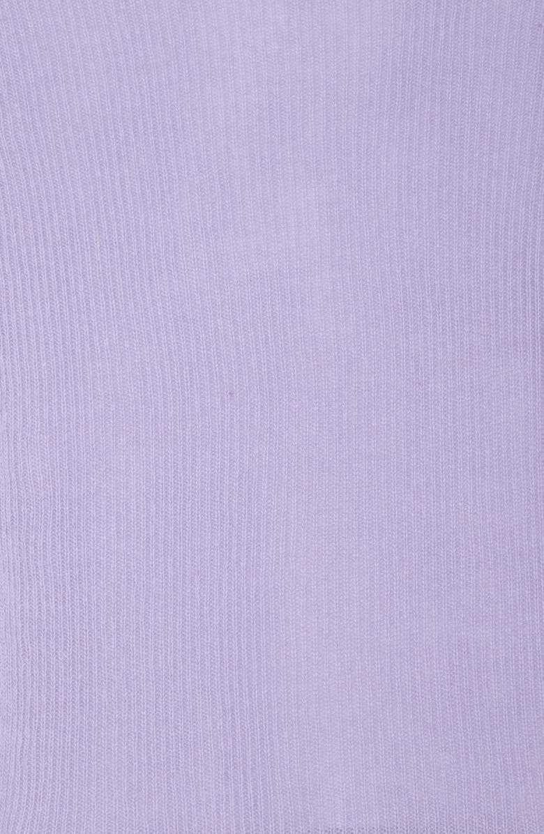 Portolano Ribbed Knit Wrap Scarf, Alternate, color, Lilac