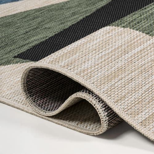 Jonathan Y Shelby Coastal Vintage Abstract Palm Leaf Indoor/outdoor Area Rug