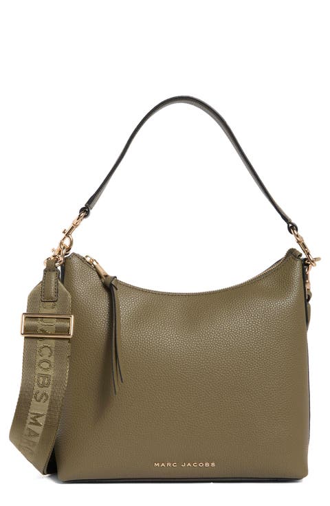 Drifter Pebbled Leather Large Hobo Bag
