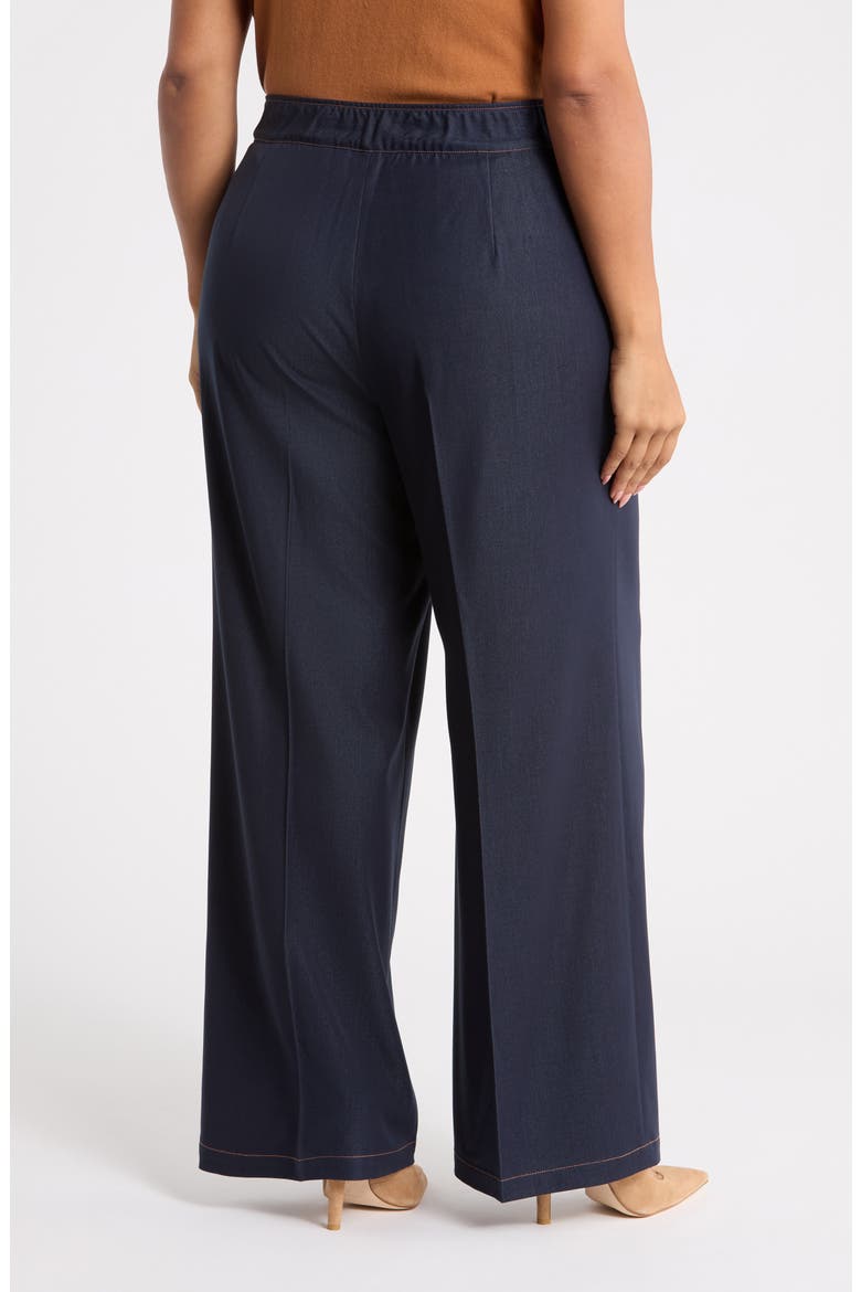 Wide Leg Pants, Alternate, color, DARK DENIM