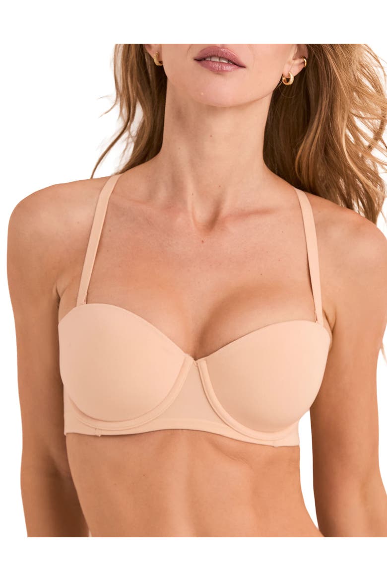 Lou Contour Balconette Bra, Main, color, Light beige