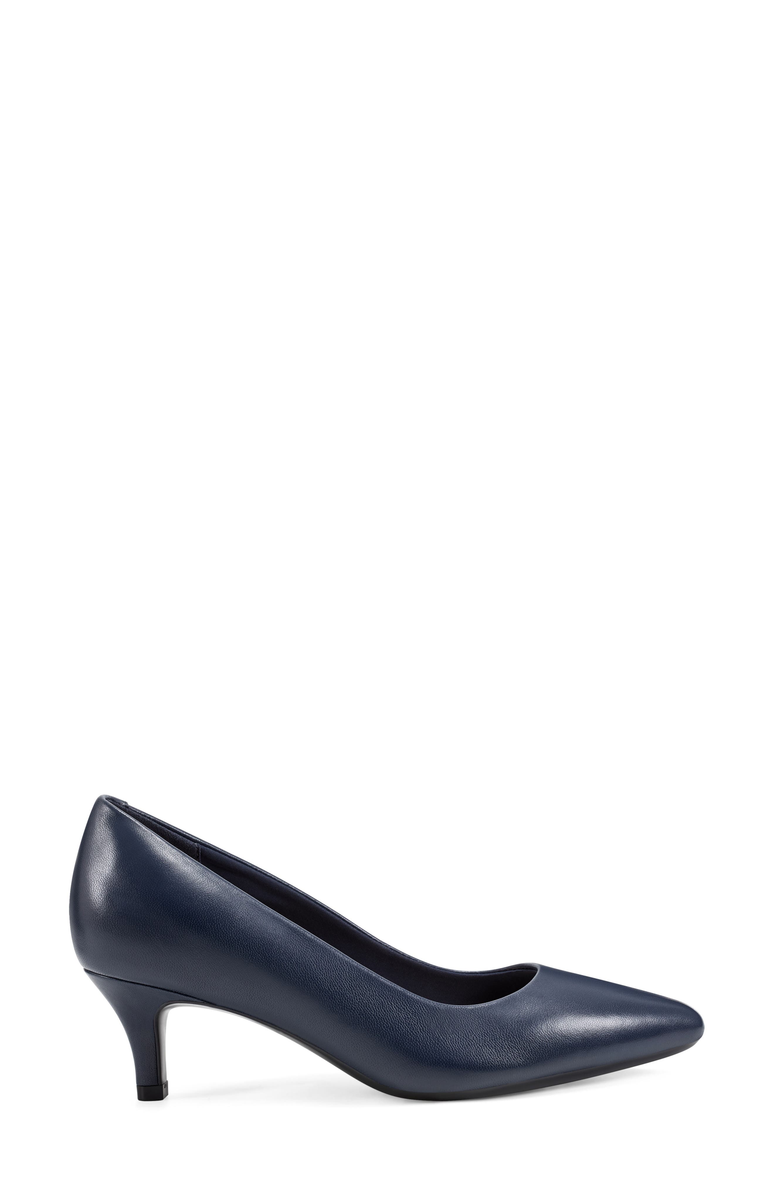 Lexie Kitten Heel Pump, Alternate, color, DARK BLUE