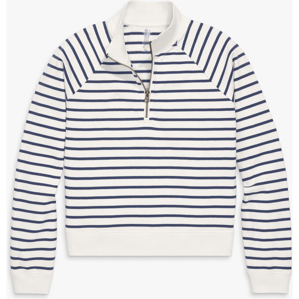 Primary Adult Half-zip Sweatshirt In White
