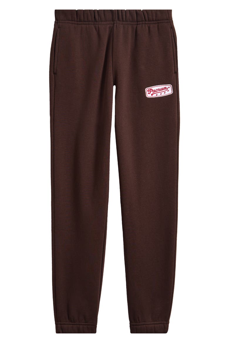 Kids' Logo Patch Sweatpants, Main, color, CHOCOLATE