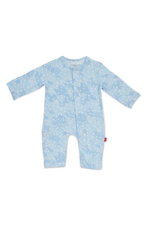 Blue Doeskin Magnetic Coveralls (Baby)