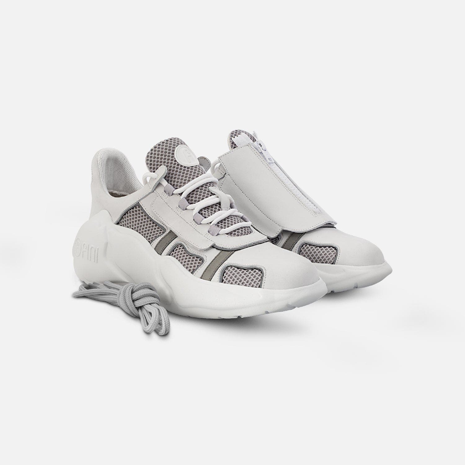 Fini Desiderata V2 White Mocha Sneaker  - Unisex, Alternate, color, White