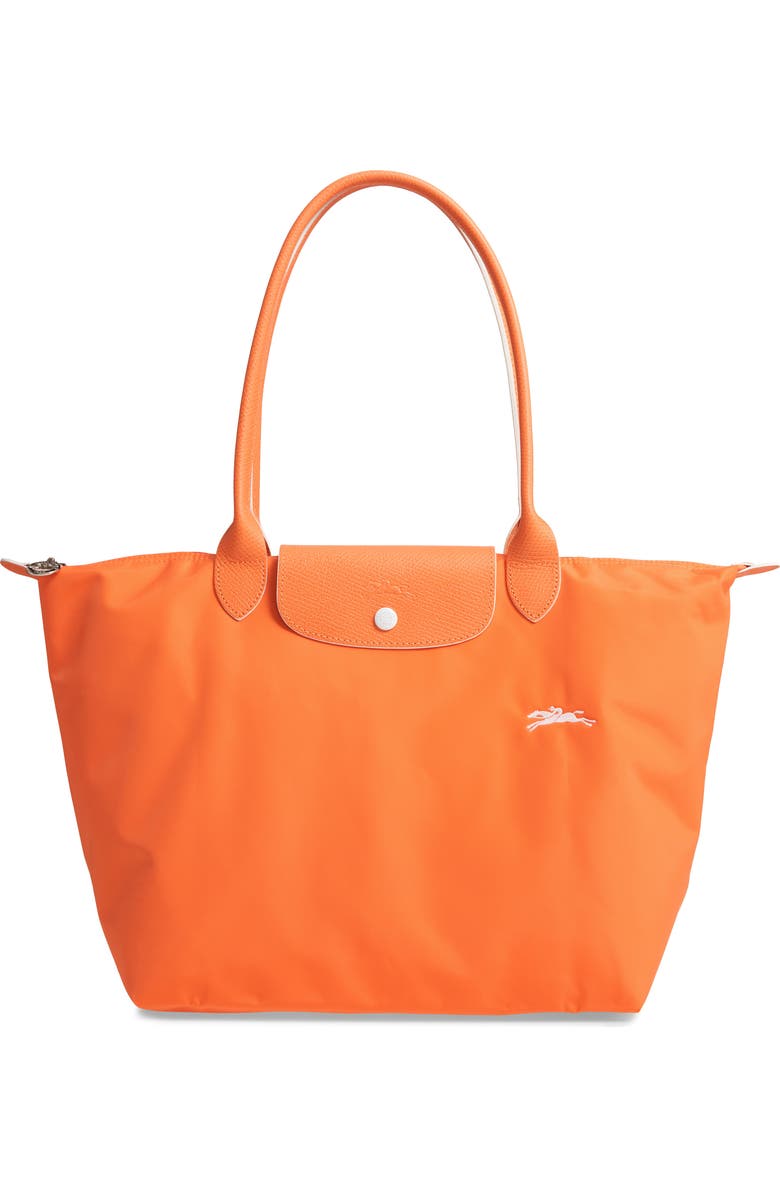 Longchamp Le Pliage Club Tote, Main, color, Orange