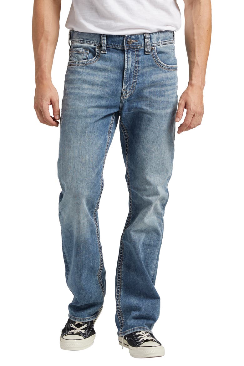 Craig Relaxed Fit Bootcut Jeans, Main, color, INDIGO