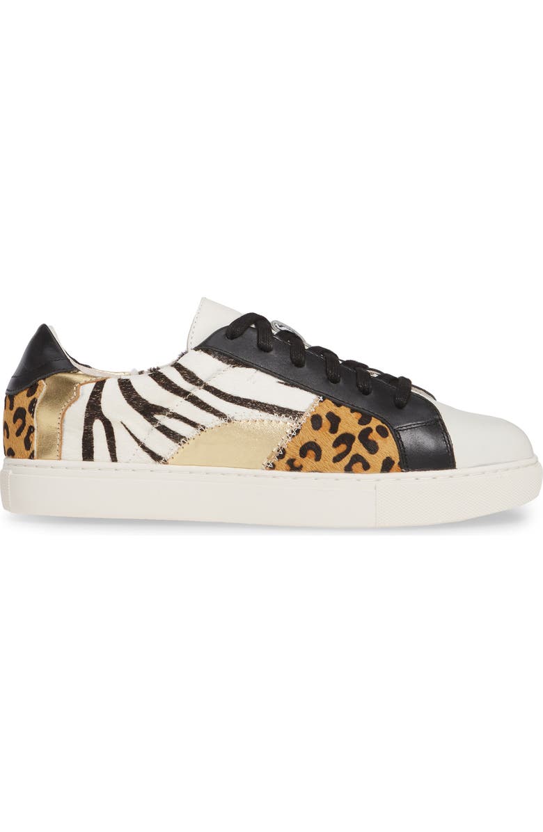 Matisse Zoe Animal Prints Genuine Calf Hair Sneaker, Alternate, color,