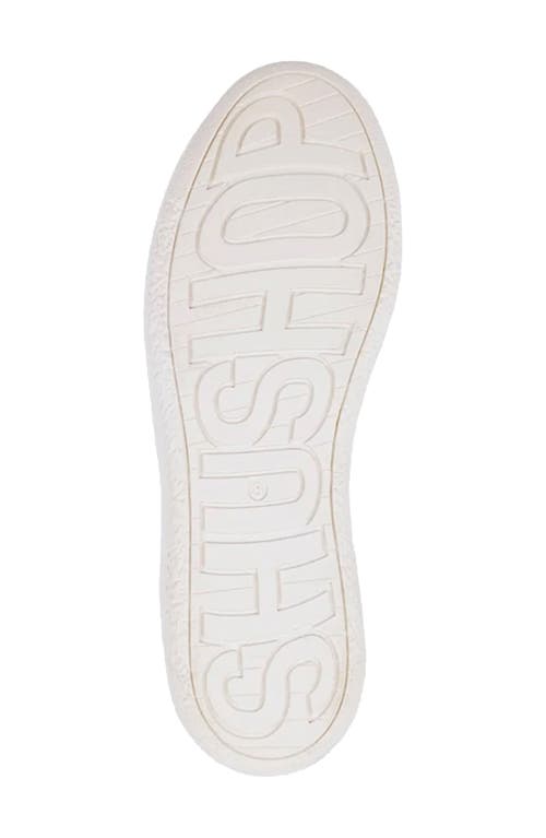 Shushop Sheena Platform Sneaker In Silver
