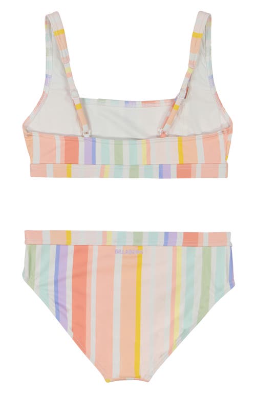 Shop Billabong Kids' Sandy Day Stripe Two-piece Swimsuit
