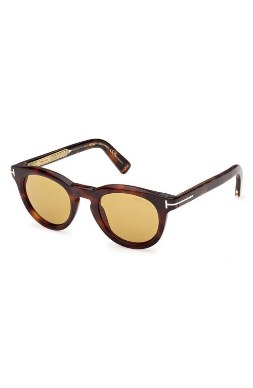 Tom Ford Tortoiseshell-effect Sunglasses In Brown