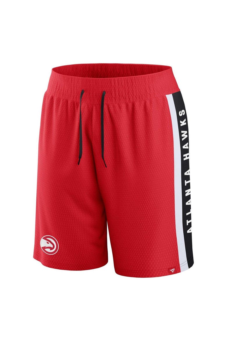 Men's Fanatics Branded Red Atlanta Hawks Referee Iconic Mesh Shorts, Alternate, color, Red